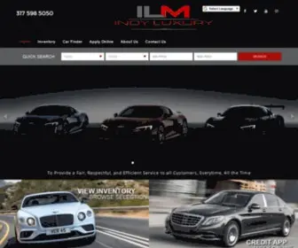 Indyluxurymotorsports.com(Indyluxurymotorsports) Screenshot