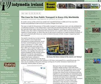 Indymedia.ie(Featured stories Indymedia Ireland) Screenshot