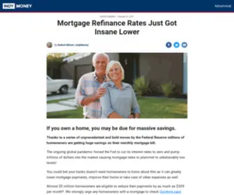 Indymoney.com(Mortgage Refinance Rates Just Got Insane Lower) Screenshot