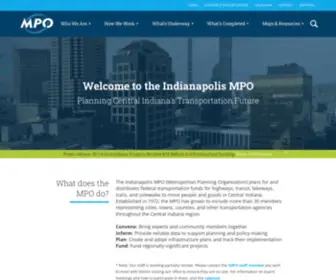 Indympo.org(The Indianapolis MPO (Metropolitan Planning Organization)) Screenshot