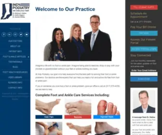 Indypodiatry.com(Our Practice) Screenshot