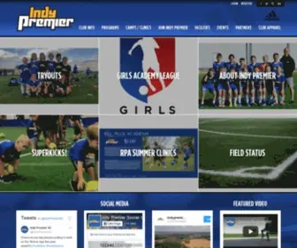 Indypremiersc.org(Indy Premier Soccer Club) Screenshot