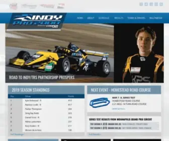 Indypro2000.com(The Indy Pro 2000 Championship) Screenshot