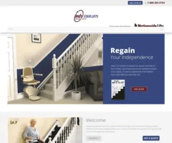 Indystairlifts.com(Stair Lift) Screenshot