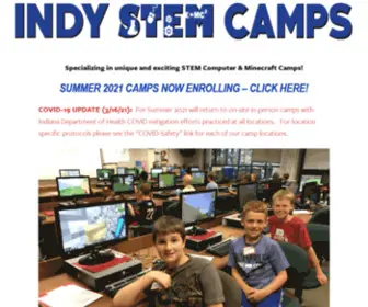 Indystemcamps.com(Indy STEM Camps) Screenshot