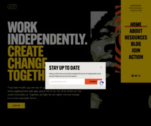 Indywork.org(Independent Professionals Association) Screenshot