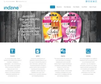 Indzine.co.uk(Brand, Websites, Design & Digital) Screenshot