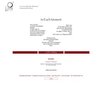 Ineachmoment.de(In Each Moment) Screenshot