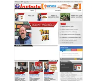 Inebolugazetesi.com(Yeni İnebolu Gazetesi) Screenshot