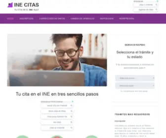Inecitas.com(INE Citas) Screenshot