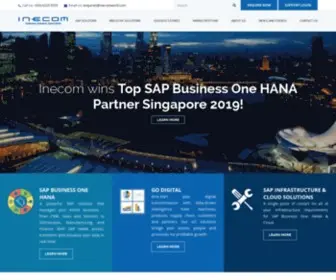 Inecom.com.sg(SAP Business One Specialist) Screenshot