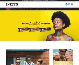 Inecto.co.za(African Hair Colour Products) Screenshot