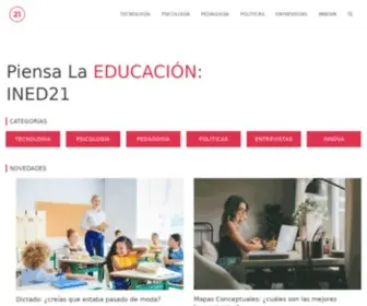 Ined21.com(✅ Portal Web altamente especializado en educación y aprendizaje) Screenshot