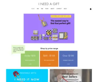 Ineedagift.com.au(I need a gift) Screenshot