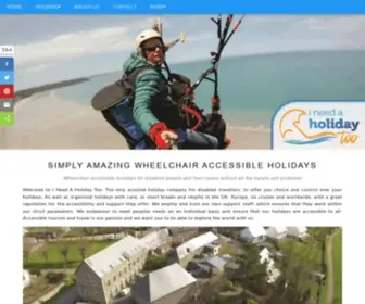 Ineedaholidaytoo.com(Wheelchair Accessible Supported Holidays For Disabled People) Screenshot