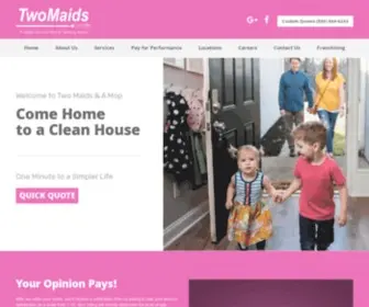 Ineedamaid.com(Two Maids & A Mop) Screenshot