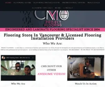 Ineedflooring.ca(Laminate flooring vancouver 4866 Rupert St Vancouver CMO Flooring Vancouver and Installations) Screenshot