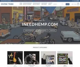 Ineedhemp.com(Innovative Products Created with Client Input and Feedback) Screenshot