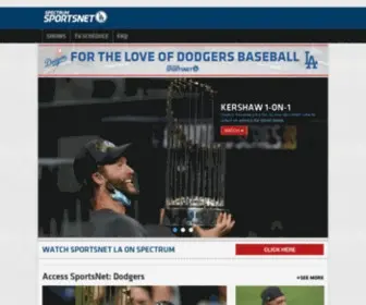 Ineedmydodgers.com(Spectrum SportsNet LA) Screenshot