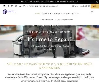 Ineedparts.eu(Kitchen Home Appliance Audio Video Projectors Spare Parts) Screenshot