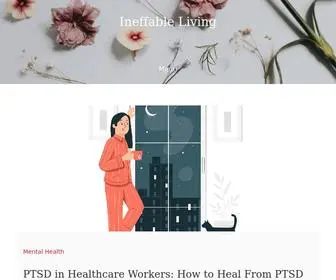 Ineffableliving.com(Codependency & Mental Health Blog) Screenshot