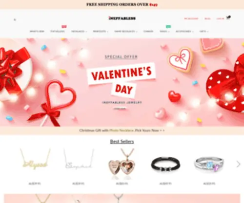 Ineffabless.com.au(Personalised Jewellery) Screenshot