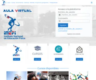 Inefieducacionvirtual.net(INEFI EDUCACIÓN VIRTUAL) Screenshot