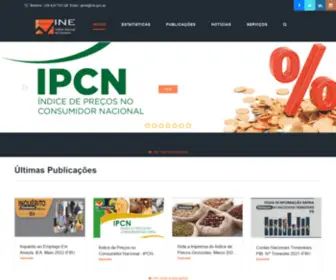 Ine.gov.ao(INE-Instituto Nacional De Estatísticas) Screenshot