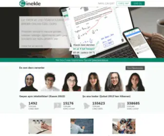 Inekle.com(Online Özel Ders) Screenshot