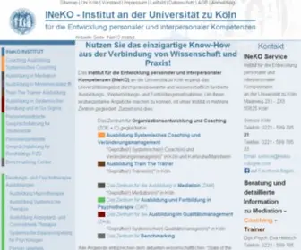 Ineko-Cologne.com(INeKO) Screenshot