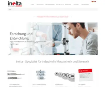 Inelta.de(Inelta Sensorsysteme) Screenshot