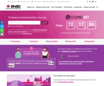 Ine.mx(Instituto Nacional Electoral Instituto Nacional Electoral) Screenshot