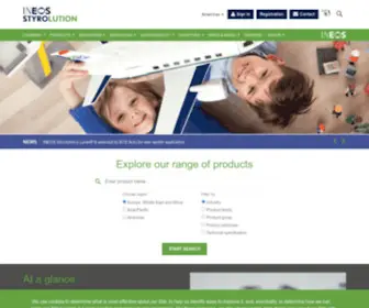 Ineos-STyrolution.com(INEOS Styrolution) Screenshot