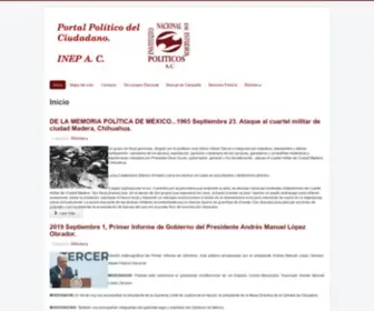Inep.org(Portal Politico del Ciudadano INEP) Screenshot