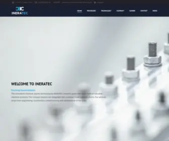 Ineratec.de(Innovative Chemical Reactor Technologies) Screenshot