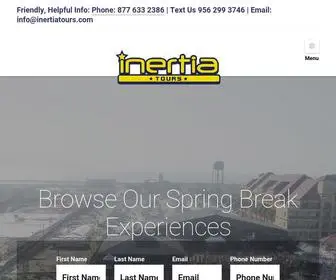 Inertiatours.com(College Spring Break) Screenshot
