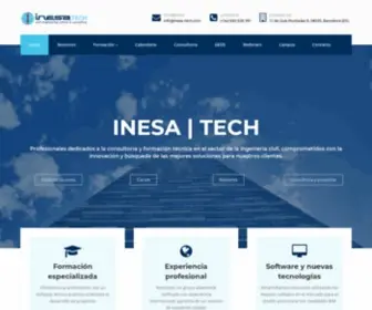 Inesa-Tech.com(Escuela de Ingeniería Civil y Consultoría) Screenshot