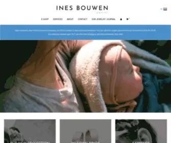 Inesbouwen.com(Every jewelry piece designed by goldsmith Ines Bouwen) Screenshot