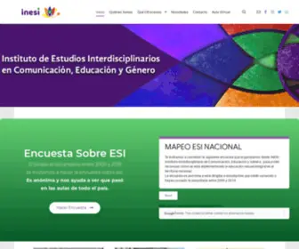 Inesi.com.ar(Instituto Interdisciplinario en Educación) Screenshot