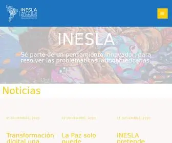 Inesla.net(Instituto de Estudios Latinoamericanos) Screenshot