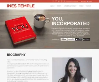 Inestemple.com(Inés Temple es Presidente de LHH) Screenshot