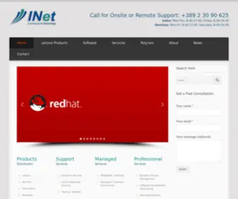 Inet.com.mk(INet) Screenshot