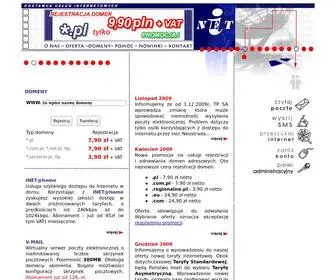 Inet.com.pl(Image Electronics) Screenshot