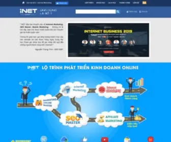 Inet.edu.vn(Học viện Internet Marketing) Screenshot