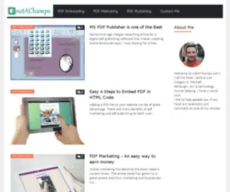 Inetachamps.com(All about digital publishing and how to use it for your business) Screenshot