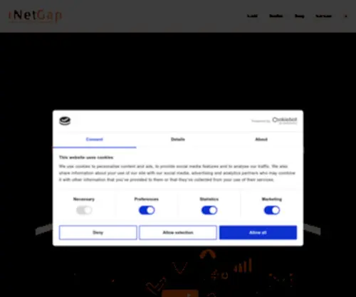 Inetgap.sk(Reklamná agentúra v Nitre) Screenshot