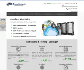 Inetseite.de(Hosting & Webhosting) Screenshot
