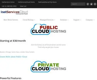 Inetservicescloud.com(Cloud Servers) Screenshot
