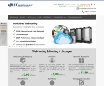 Inetsolutions.de(Hosting & Webhosting) Screenshot