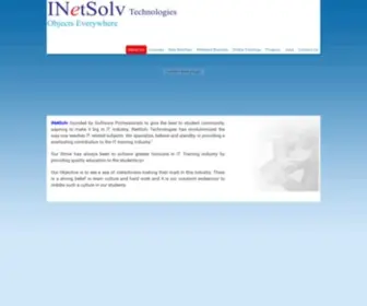 Inetsolv.info(INetSolv Technologies) Screenshot